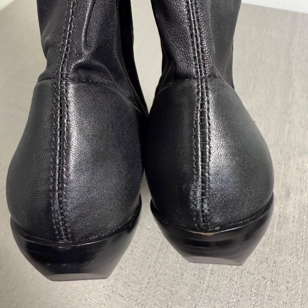 Madewell The Idris Ankle Boot Leather NX431 Academia Biker Classic Timeless - Picture 12 of 14